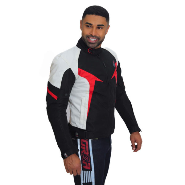 Jaqueta Sport Gavia New Black Red White - Image 4