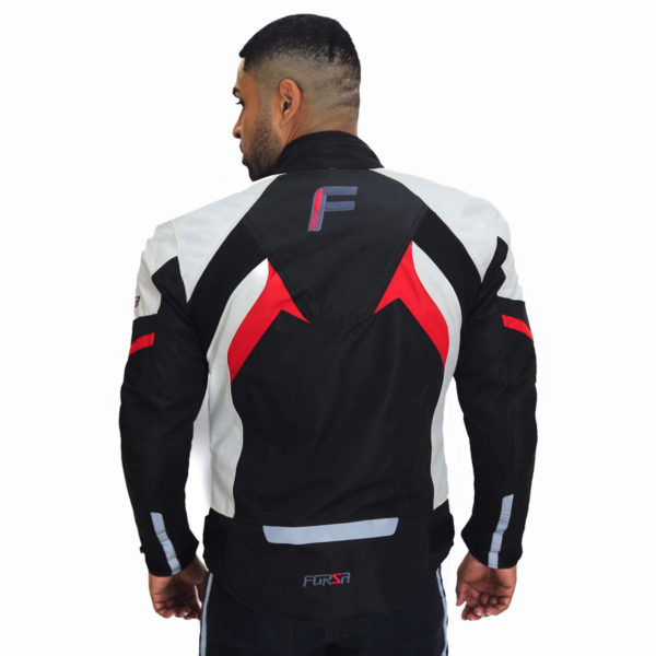 Jaqueta Sport Gavia New Black Red White - Image 3