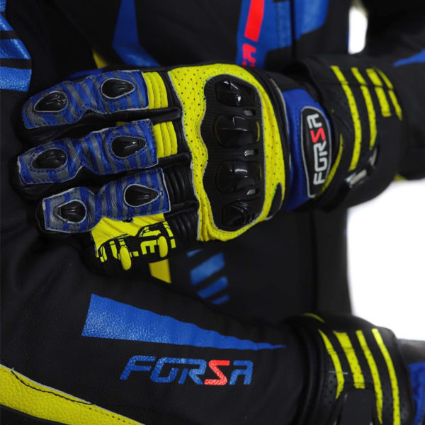 Macacão Forza Mugello pró 1 pç - Black Blue Yellow - Image 5