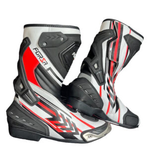 Bota Forza Long Rider Black Red White LANÇAMENTO!