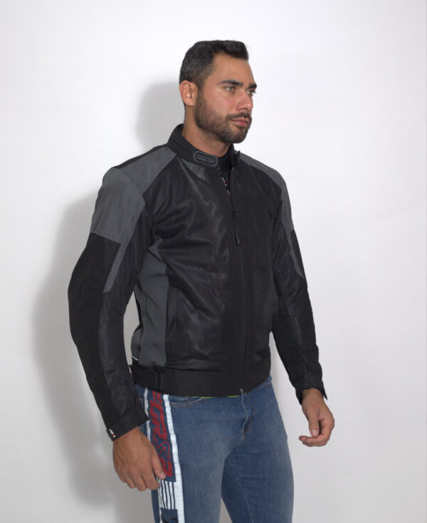 Jaqueta City Rider Summer Black Grey - Image 2