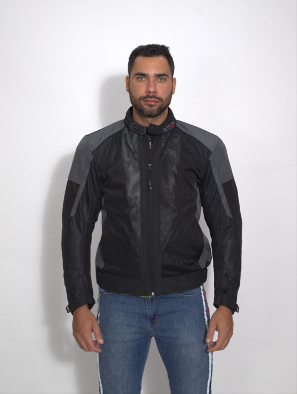 Jaqueta City Rider Summer Black Grey