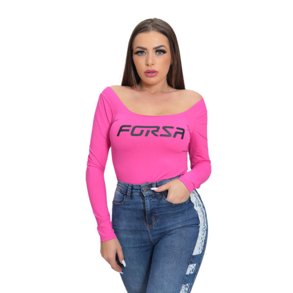 Blusa Segunda Pele de Verão Gola Canoa Pink - Image 2