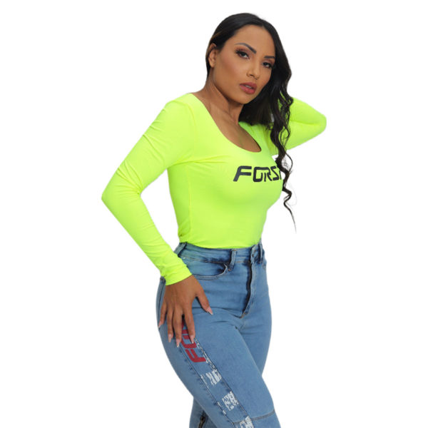 Blusa Segunda Pele de Verão Gola Canoa Green - Image 4