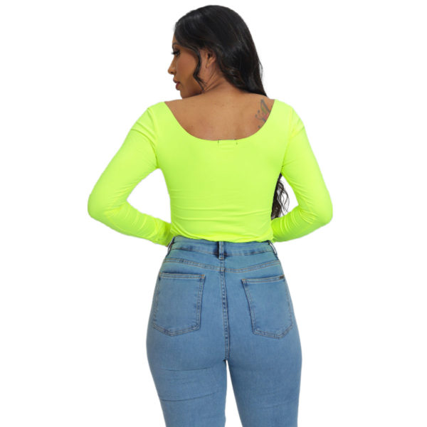 Blusa Segunda Pele de Verão Gola Canoa Green - Image 5