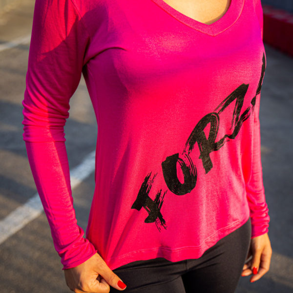 Blusa Forza em V Feminina - Pink - Image 3