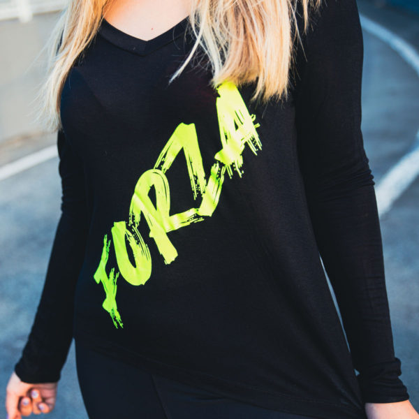 Blusa Forza em V Feminina Black - Image 3