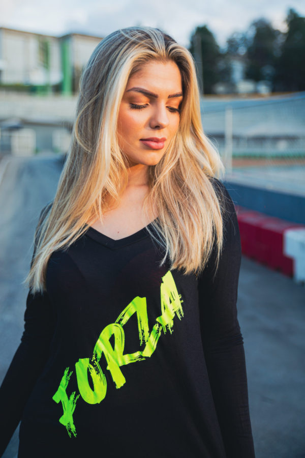 Blusa Forza em V Feminina Black - Image 2