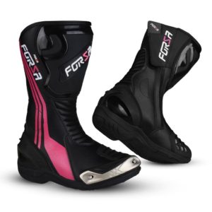 Bota Forza Long Rider Feminina - Black Pink