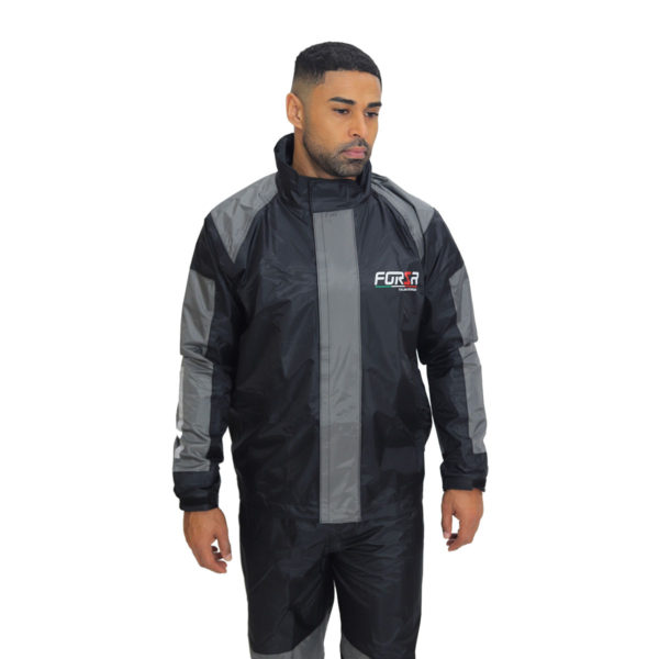 New Capa de Chuva Black Gray - Image 7