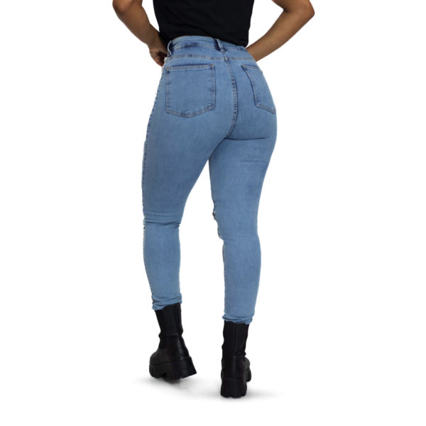 Calça Forza Jeans Feminina com proteção Azul Claro - Image 3