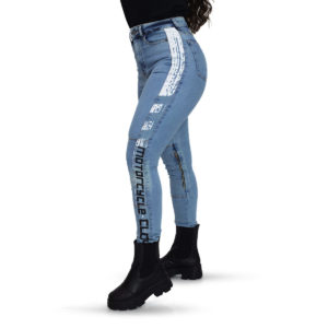 Calça Forza Jeans Feminina com proteção Azul Claro