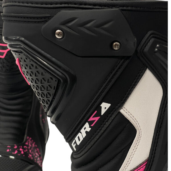 Bota Forza Long Rider Feminina - Black Pink White (LANÇAMENTO) - Image 5