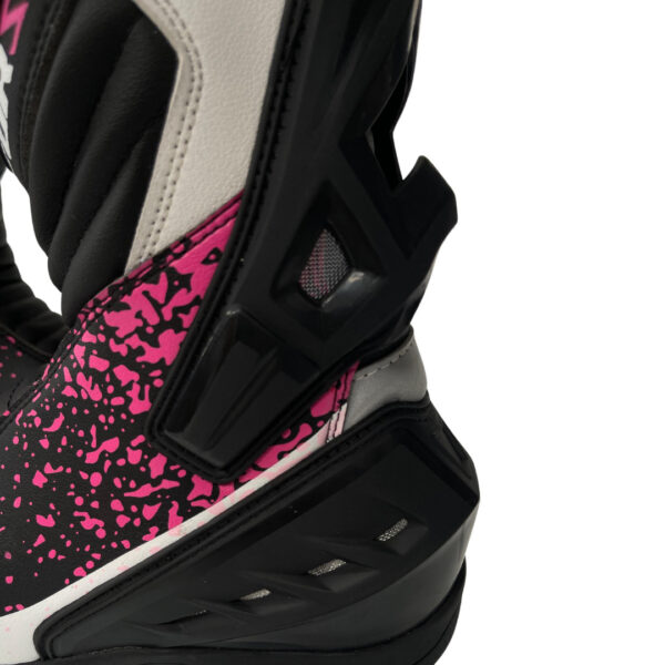 Bota Forza Long Rider Feminina - Black Pink White (LANÇAMENTO) - Image 6