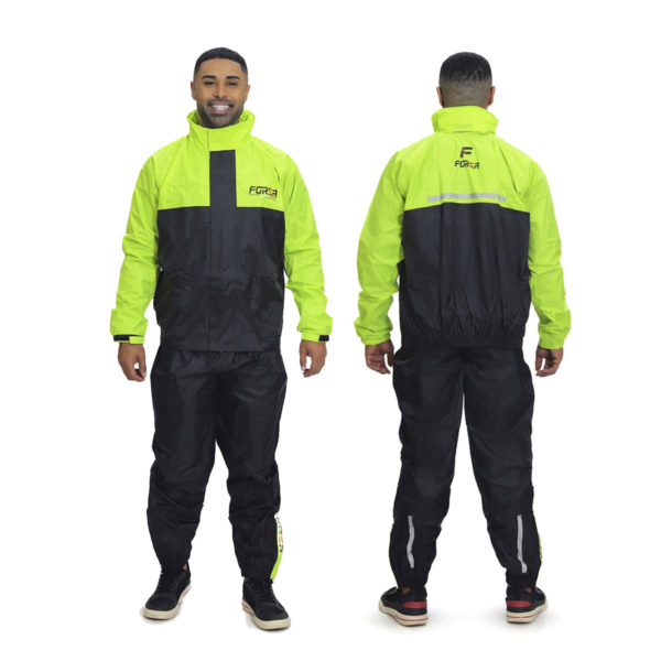 Capa de Chuva Forza Black Yellow