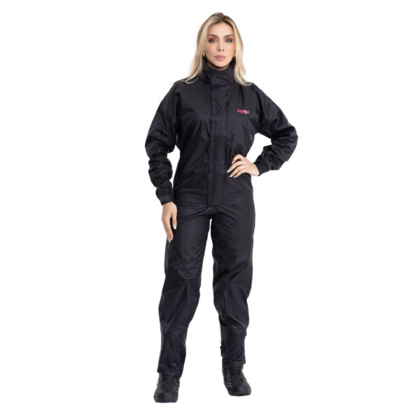 Capa de Chuva Econ. Forza Feminina BLACK - Image 4