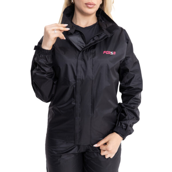 Capa de Chuva Econ. Forza Feminina BLACK - Image 5