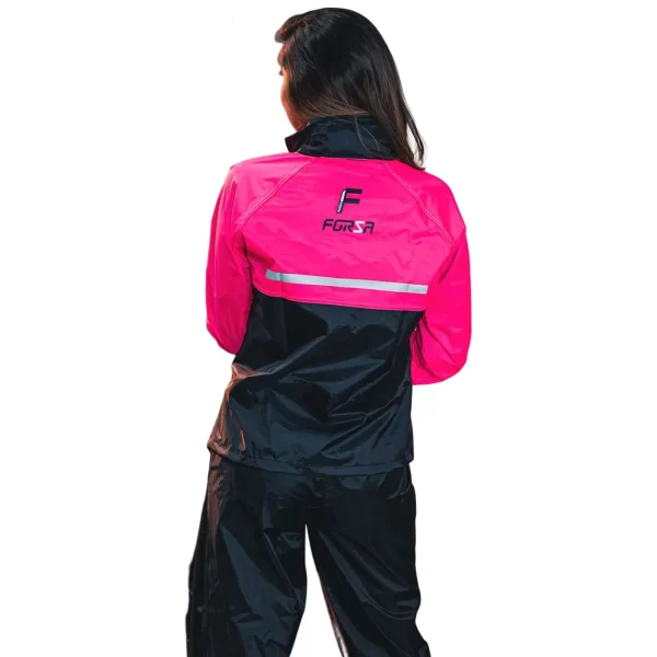 Capa de Chuva Feminina Black/Pink - Image 4